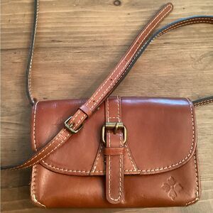 PATRICIA NASH TORRI CROSSBODY VINTAGE DISTRESSED LEATHER PURSE